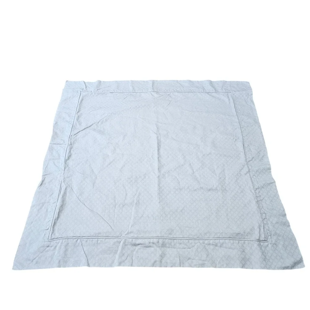 Frette Euro Sham Pillowcase Set of 3 Cotton Gray‎ Made in Italy Luxury 24x24